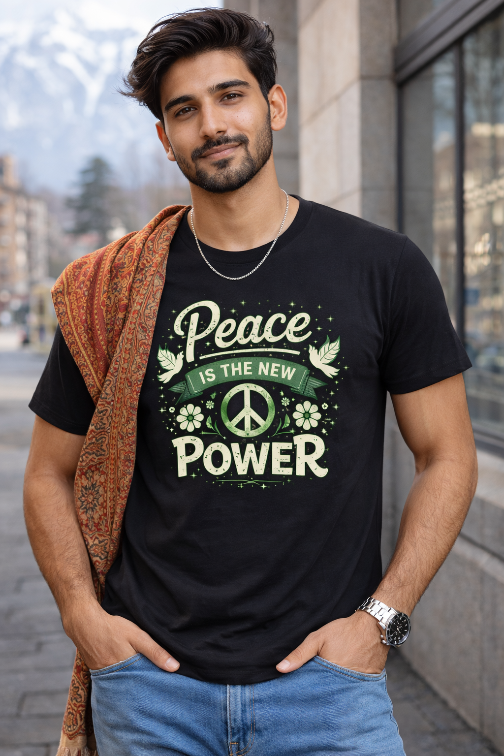 Peace is the New Power (Unisex) T-Shirt
