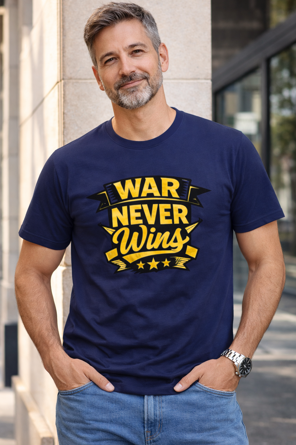 War Never Wins (Unisex) T-Shirt